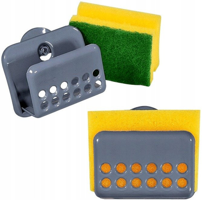 Set sfungjerë pastrimi Super Spongematic, 60 copë, i bardhë dhe antracit