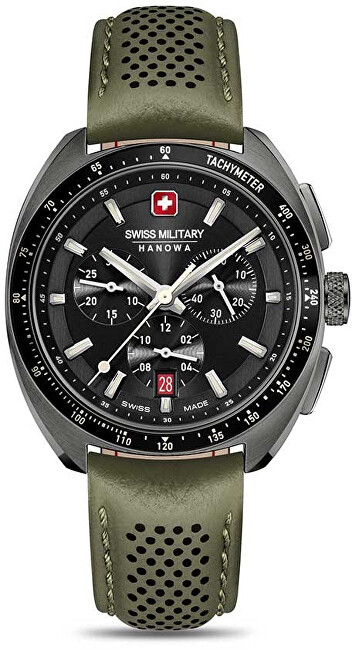 Orë për meshkuj Swiss Military Hanowa Defender SMWGC0003340, e gjelbër