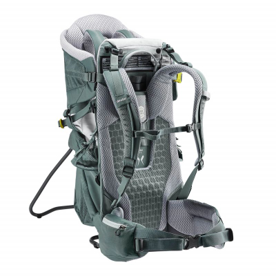 Shpinore për krah për kalama Deuter Kid Comfort Active, sistem Aircontact, mbështetje e rehatshme, jeshile teal
