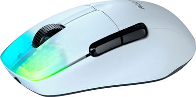 Maus gaming ROCCAT Kone Pro Air, wireless, 19000 DPI, i bardhë