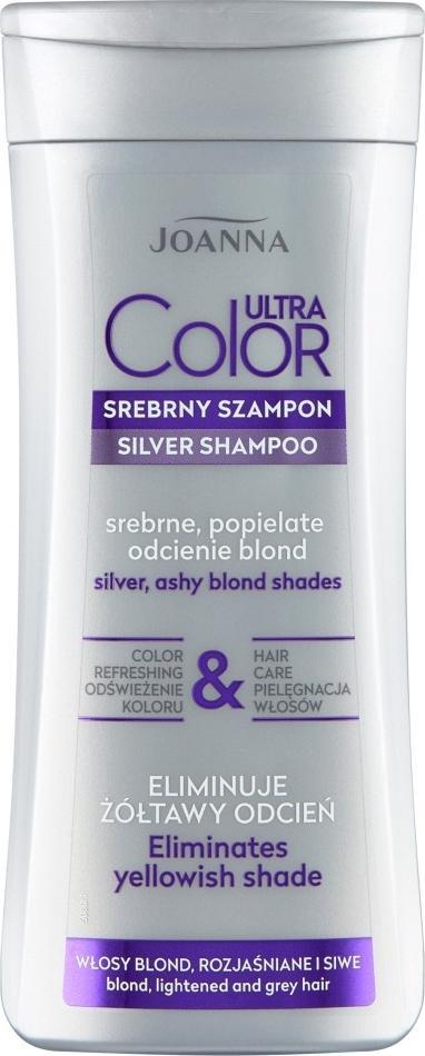 Шампон за коса Joanna Ultra Color Silver, за руси нијанси hi и сребрени, 200ml