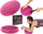 Disk balancues Enero Fit sensorimotor, me gjemba, me pompë, fuchsia