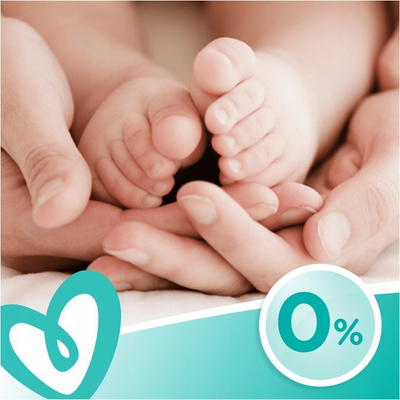 Peceta të lagura për bebe Pampers Sensitive, 12x52 copë, pa erë