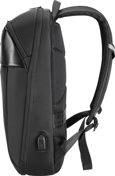 Çantë shpine për laptop Modecom Active 15, 15.6", portë USB, e zezë