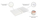 Jastëk ortopedik për fëmijë Qmed Kid Pillow, memory foam, strukturë e perforuar, i bardhë