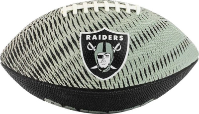 Top futbolli amerikan Wilson NFL Team Tailgate Las Vegas Raiders Jr WF4010017XBJR, madhësia Jr, lëkurë sintetike, gri