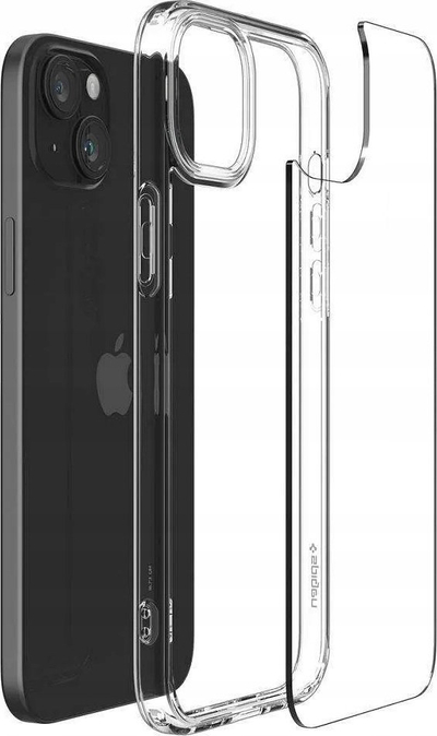 Mbulesë telefoni Spigen Ultra Hybrid, për iPhone 6.1" 2024, rezistente ndaj goditjeve, transparente