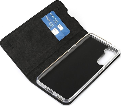 Këllëf libri Wave për telefon OnePlus Nord / Oppo Nord 3, i zi