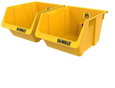 Kuti organizuese DeWalt DXL, komplet 2 copë, plastike