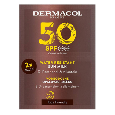 Qumësht mbrojtës ndaj diellit Dermacol, 2 x 15 ml