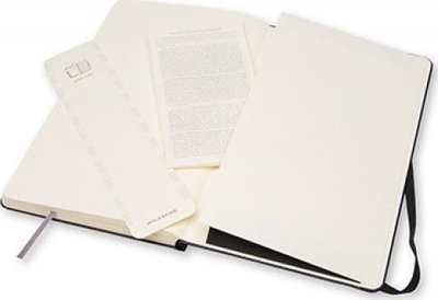 Bllok muzikor Moleskine Large Music Notebook, format i madh, kapak i fortë, i zi