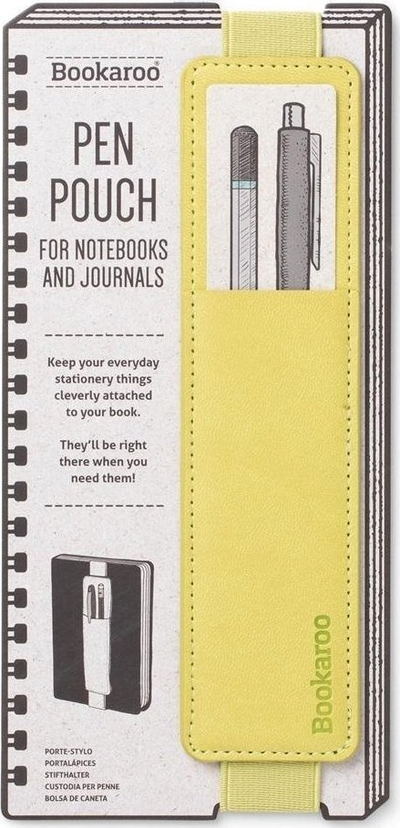 Носач за пенкало IF Bookaroo Pen Pouch, за корица на книга, лајм