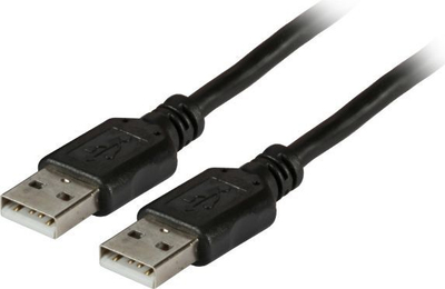 Kabllo USB EFB Lloji A, USB2.0, 0.5m (K5253SW.0,5), e zezë
