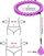 Set hula hoop fitness HMS HHW12 Plus Size me peshë, brez dobësimi BR163 Plus Size, vjollcë dhe i zi