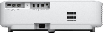 Projektor Epson EH-LS650W, 3LCD, 4KUHD, 3600 Lumens, i bardhë
