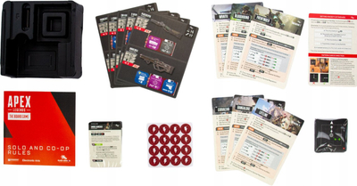 Ekspansion loje tavoline Glass Cannon Unplugged Apex Legends Solo dhe Co Op, Automa System, 1 3 lojtarë, shumëngjyrësh