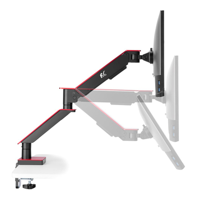 Krah montimi për TV NanoRS, LCD 17-32", 8 kg, VESA 75x75/100x100, krah i dyfishtë, i zi