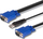 Kabllo KVM USB Lindy, 1m, VGA 1920x1200, gri