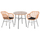 Set kopshti 3-pjesësh Allegra (HM10476), bezhë/ zezë