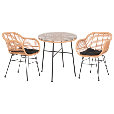 Set kopshti 3-pjesësh Allegra (HM10476), bezhë/ zezë