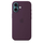 Apple iPhone 16 Silicone Case with MagSafe, Plum