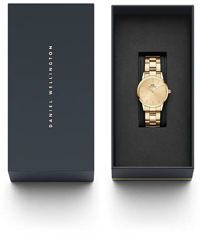 Orë dore për femra Daniel Wellington Unitone 28 G Gold DW00100403, e artë