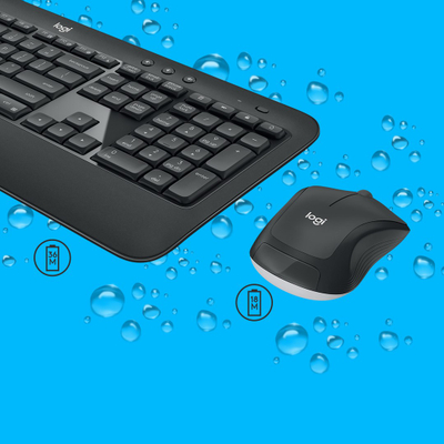 Set tastjere dhe mausi Logitech MK540 ADVANCED, wireless, i zi