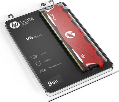 Memorie HP V6, DDR4, 8 GB, 2666 MHz, CL18, 7EH61AA#ABB