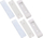 Set montimi InLine Slatwall 23181C, 2 braketa, alumin, argjendtë
