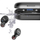 Kufje Bluetooth TOZO T10S TWS, IPX8, karikim wireless, të zeza