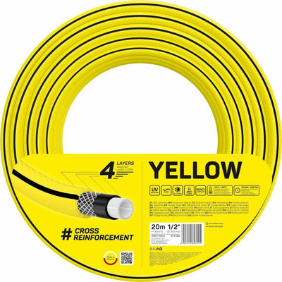 Gyp kopshti Cellfast YELLOW, 3/4", 50 m, 4 shtresa
