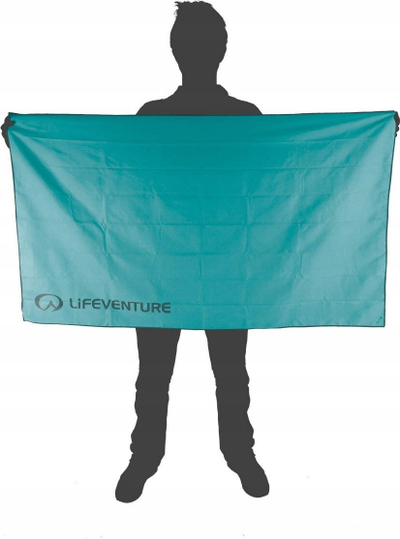 Peshqir Lifeventure Recycled SoftFibre XL, thahet shpejt, blu