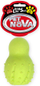 Lodër qenësh Pet Nova TPR Snowman, 9.5cm, me zile, e verdhë