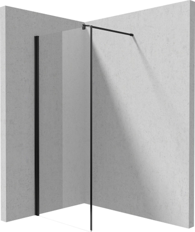 Ѕид за туш Deante Kerria Plus S, walk in, 90 cm, црн неро профил