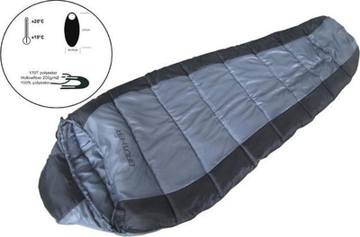 Çantë gjumi mumi SPM1 MUMMY 1, verë, 0°C, blu