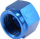 Kapak AN flare TurboWorks AN3, alumini, me o-ring, i zi