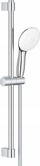 Set dushi Grohe Tempesta, shufër 62 cm, zorrë fleksibile, krom