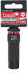 Nasadë goditëse Tvardy T00216 100, TORX T100, 1/2", CR-MO, e zezë