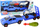 Set lodrash me makinë moderne, quad bike edhe kamion tërheqës, blu