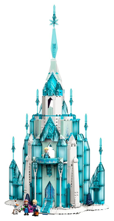 Set LEGO Disney 43197 The Ice Palace, pallati i akullt i Elsës, shumëngjyrësh