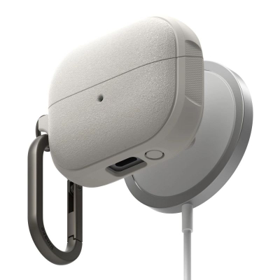 Këllëf kufjesh Ringke Onyx Magnetic MagSafe, për Samsung Galaxy Buds 3 3 Pro, TPU, Gri e Ngrohtë