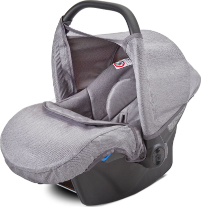 Ulëse makine Camini Musca Graphite, për fëmijë 0-10 kg, e hirtë