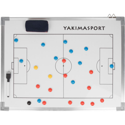 Tabla taktike futbolli Yakima, 60 x 45 cm, e bardhë