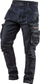 Pantallona pune Neo DENIM 5 xhepa, elastike, madhësia XS, blu