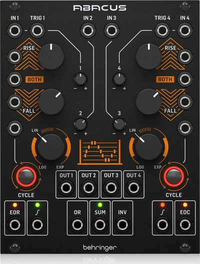 Modul sintetizatori Behringer ABACUS Eurorack, analog, me 4 kanale, ngjyrë e zezë