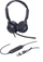 Слушалки со кабел Yealink UH42 Dual UC, USB A и USB C, со микрофон со намалување на бучава, црни