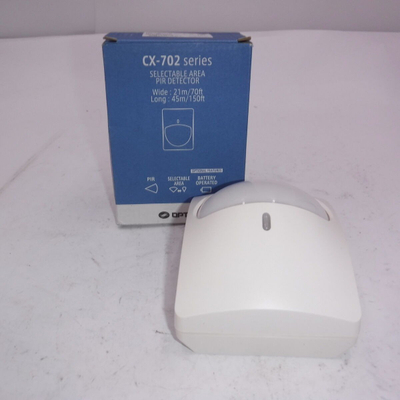 Detektor lëvizjeje Optex CX-702 Multi-Focus PIR, për ambiente të brendshme, kënd i gjerë mbulimi, i bardhë
