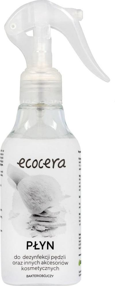 Lëng pastrimi për aksesorë grimi Ecocera, dezinfektus, i tejdukshëm