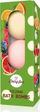 Set bomba banje Delia Cosmetics Fizzing Bath Bombs Economy Pack, 3 copë, aromë pjepër fruta pylli portokall