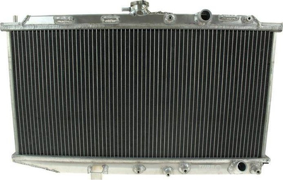 Radiator sportiv TurboWorks Racing Honda Civic 1988-1991, bërthamë 40 mm, alumini, argjendtë